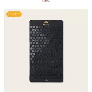 Shakti Black Acupressure Mat